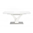 Стол обеденный HALMAR PALERMO белый мат/белый мат 140-180/80